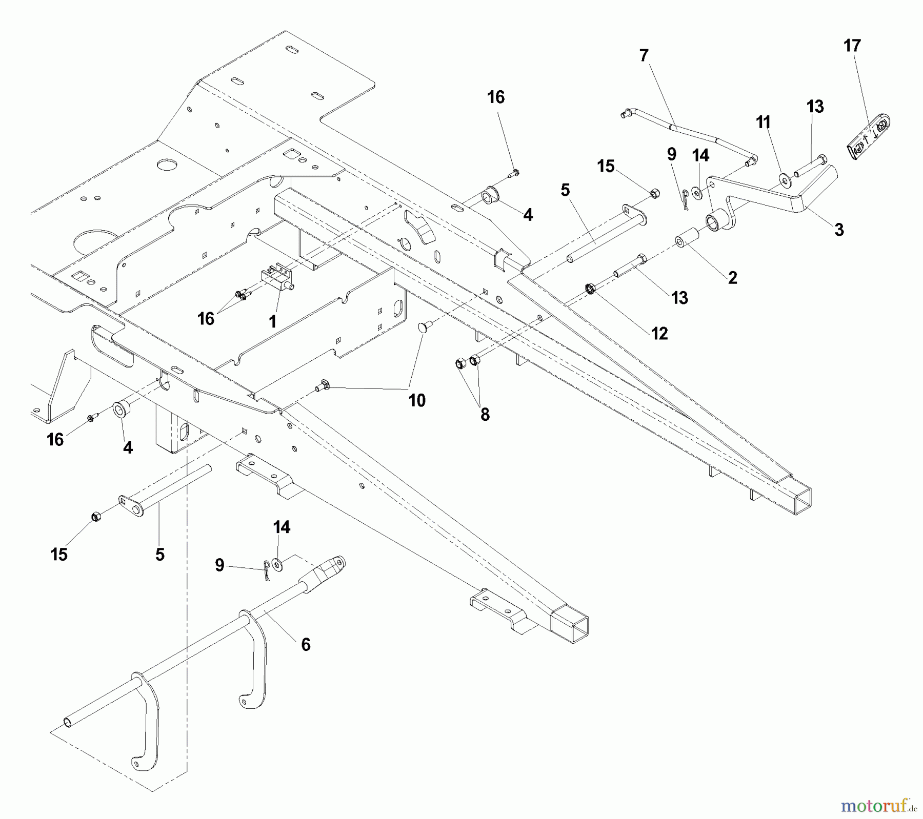 Husqvarna Nullwendekreismäher, Zero-Turn EZ 5426 BI (968999514) - Husqvarna Zero-Turn Mower (2006-06 & After) Park Brake