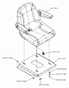 Husqvarna EZ 4217 KAA (968999291) - Zero-Turn Mower (2006-02 & After) Ersatzteile Seat Assembly