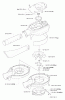 Husqvarna 225 BX - Handheld Blower Vacuum (2006-09 & After) Ersatzteile Housing/ Impeller / Tubes