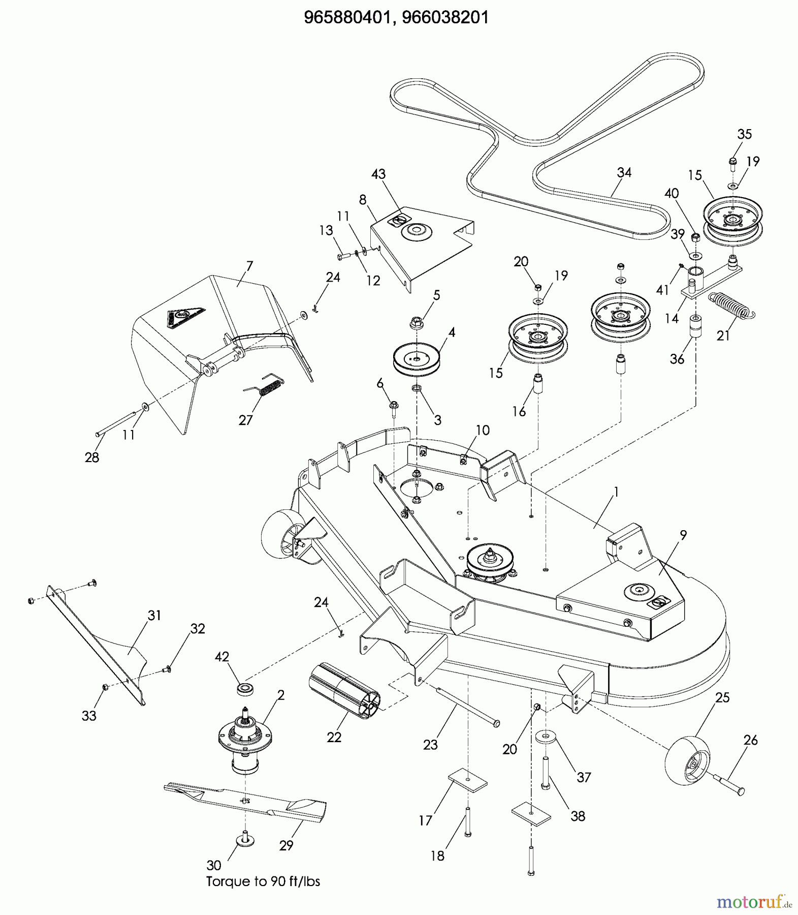 Husqvarna Nullwendekreismäher, Zero-Turn EZ 4824 K (966038201) - Husqvarna Zero-Turn Mower (2009-01 to 2010-05) 48