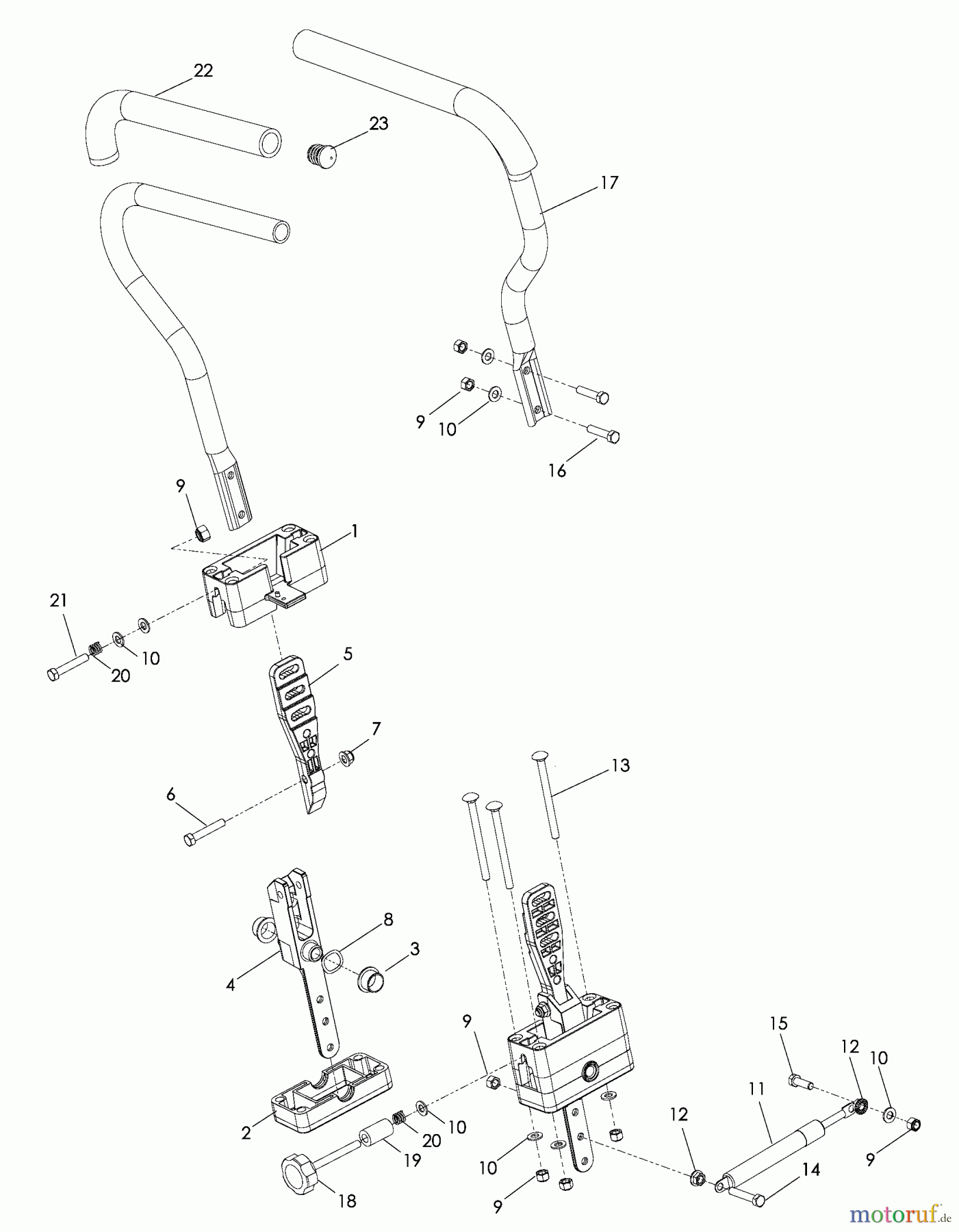 Husqvarna Nullwendekreismäher, Zero-Turn EZ 4824 K (966038201) - Husqvarna Zero-Turn Mower (2009-01 to 2010-05) Steering