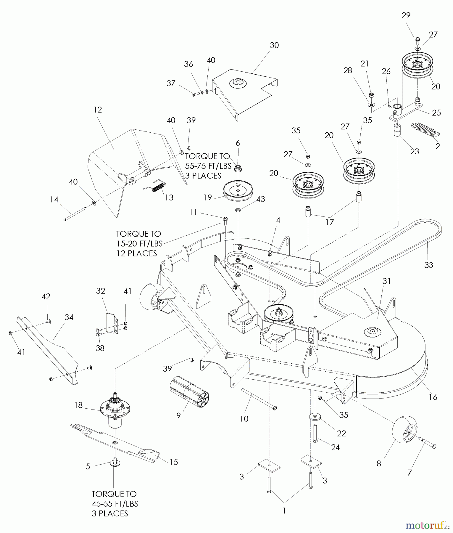 Husqvarna Nullwendekreismäher, Zero-Turn EZ 5224 (968999699) - Husqvarna Zero-Turn Mower (2008-08 & After) 52 Inch Cutting Deck