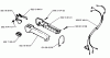 Husqvarna 225 HBV - Handheld Blower Vacuum (1996-09 to 1997-01) Ersatzteile Handle Assembly