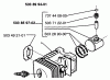 Husqvarna 225 HBV - Handheld Blower Vacuum (1996-09 to 1997-01) Ersatzteile Piston/Cylinder