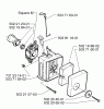 Husqvarna 225 HBV - Handheld Blower Vacuum (1997-02 to 1999-12) Ersatzteile Air Filter/Carburetor