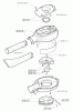 Husqvarna 225 HBV - Handheld Blower Vacuum (1997-02 to 1999-12) Ersatzteile Casing Assembly