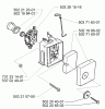Husqvarna 225 HBV - Handheld Blower Vacuum (2000-01 & After) Ersatzteile Air Filter/Carburetor