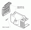 Husqvarna 225 HBV - Handheld Blower Vacuum (2000-01 & After) Ersatzteile Cover
