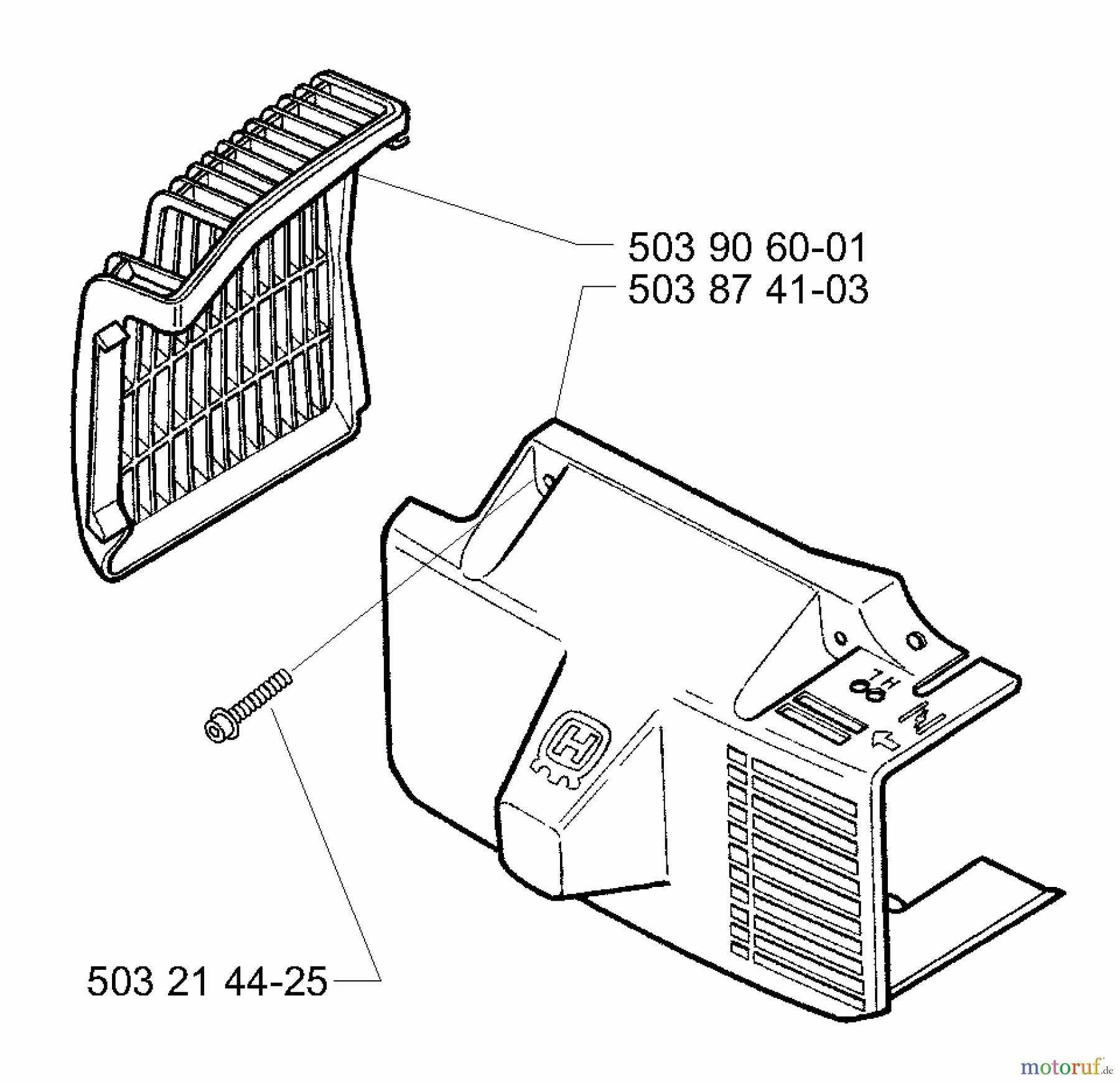 Husqvarna Bläser / Sauger / Häcksler / Mulchgeräte 225 HBV - Husqvarna Handheld Blower Vacuum (2000-01 & After) Cover