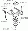 Husqvarna 225 HBV - Handheld Blower Vacuum (2000-01 & After) Ersatzteile Starter Assembly