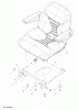 Husqvarna EZF 3417 (965879301) - Zero-Turn Mower (2008-09 & After) Ersatzteile Seat