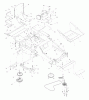 Husqvarna iZ 21 (968999774) - Zero-Turn Mower (2008-01 & After) Ersatzteile Chassis, Engine & Pulleys