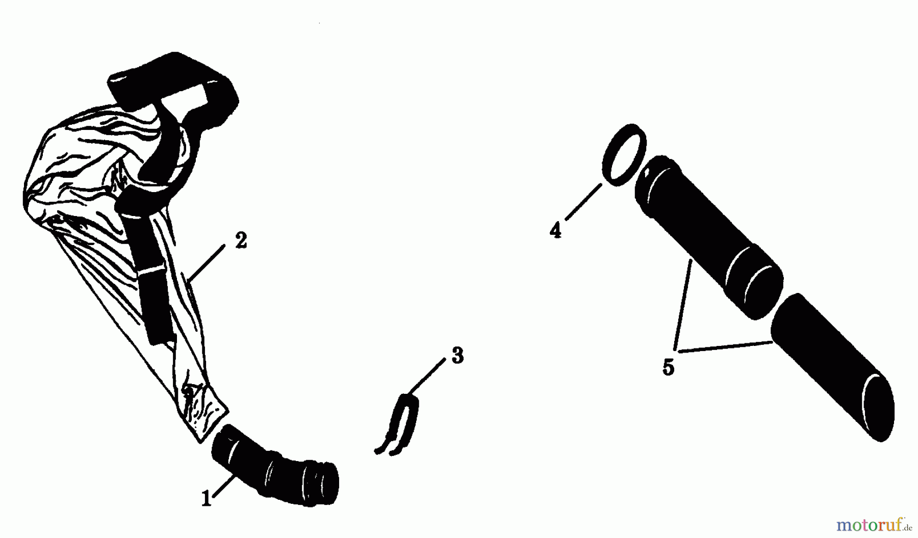 Husqvarna Bläser / Sauger / Häcksler / Mulchgeräte 22 HB - Husqvarna Handheld Blower Vacuum (1988-01 & After) Vac Attachment Kit P/N 952703529