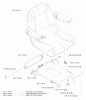 Husqvarna iZ 4217 (968999254) - Zero-Turn Mower (2005-03 & After) Ersatzteile Seat Assembly