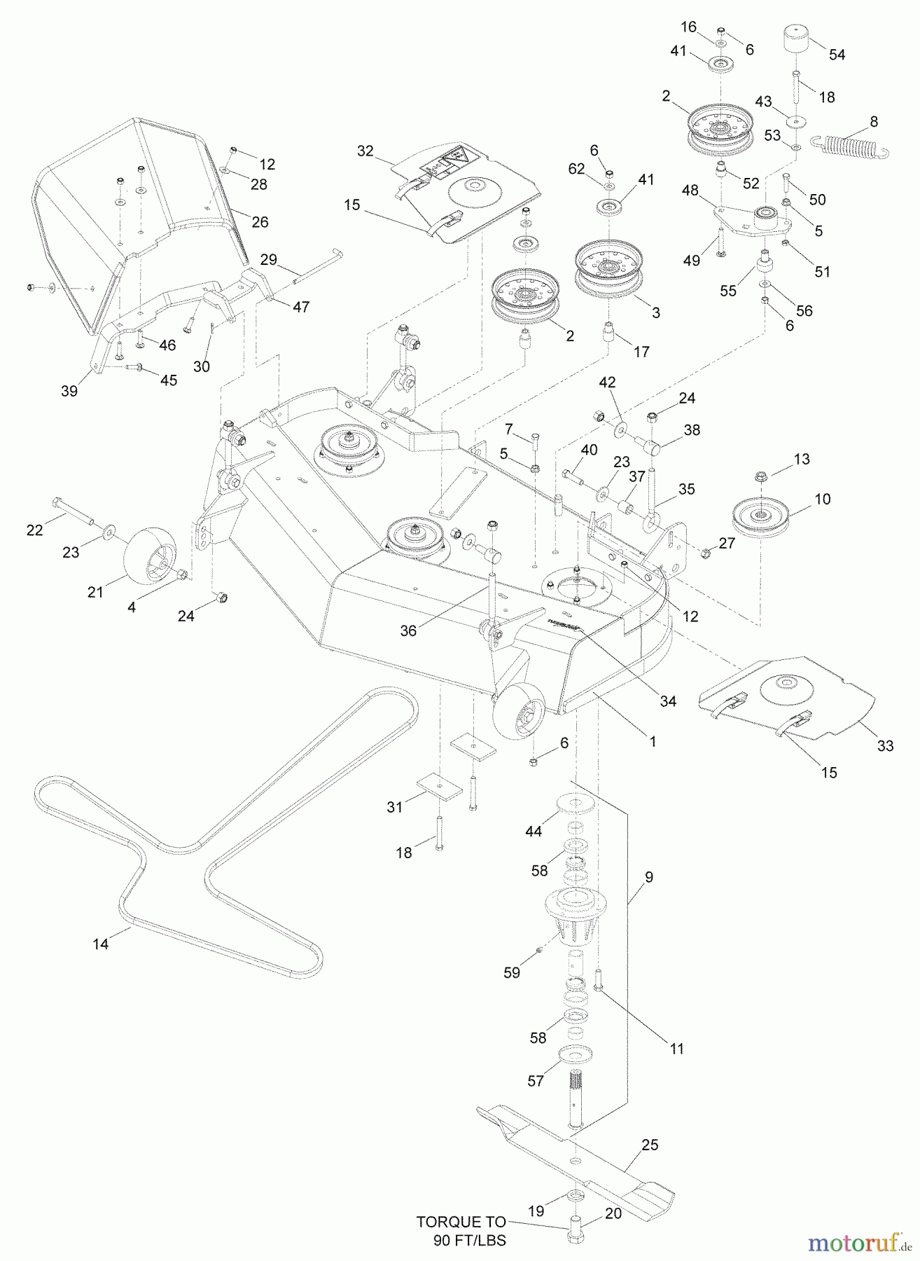 Husqvarna Nullwendekreismäher, Zero-Turn iZ 4217 (968999703) - Husqvarna Zero-Turn Mower (2008-12 & After) 42