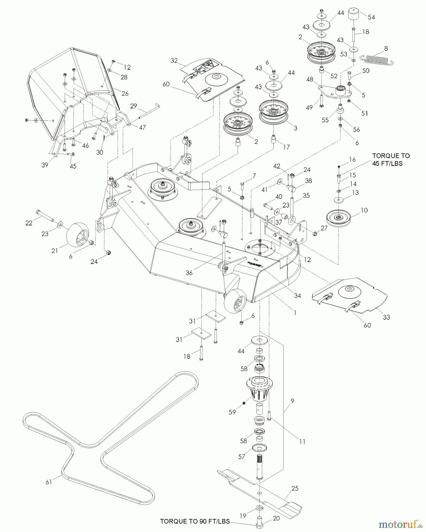 Husqvarna Nullwendekreismäher, Zero-Turn iZ 4217 (968999703) - Husqvarna Zero-Turn Mower (2007-09 to 2008-11) 42