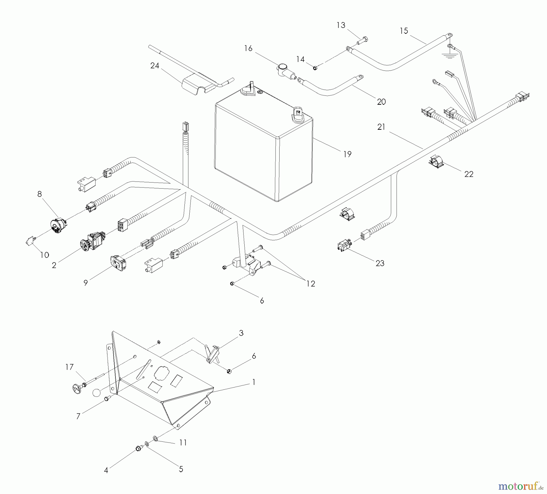 Husqvarna Nullwendekreismäher, Zero-Turn iZ 4217 (968999703) - Husqvarna Zero-Turn Mower (2007-09 to 2008-11) Ignition System