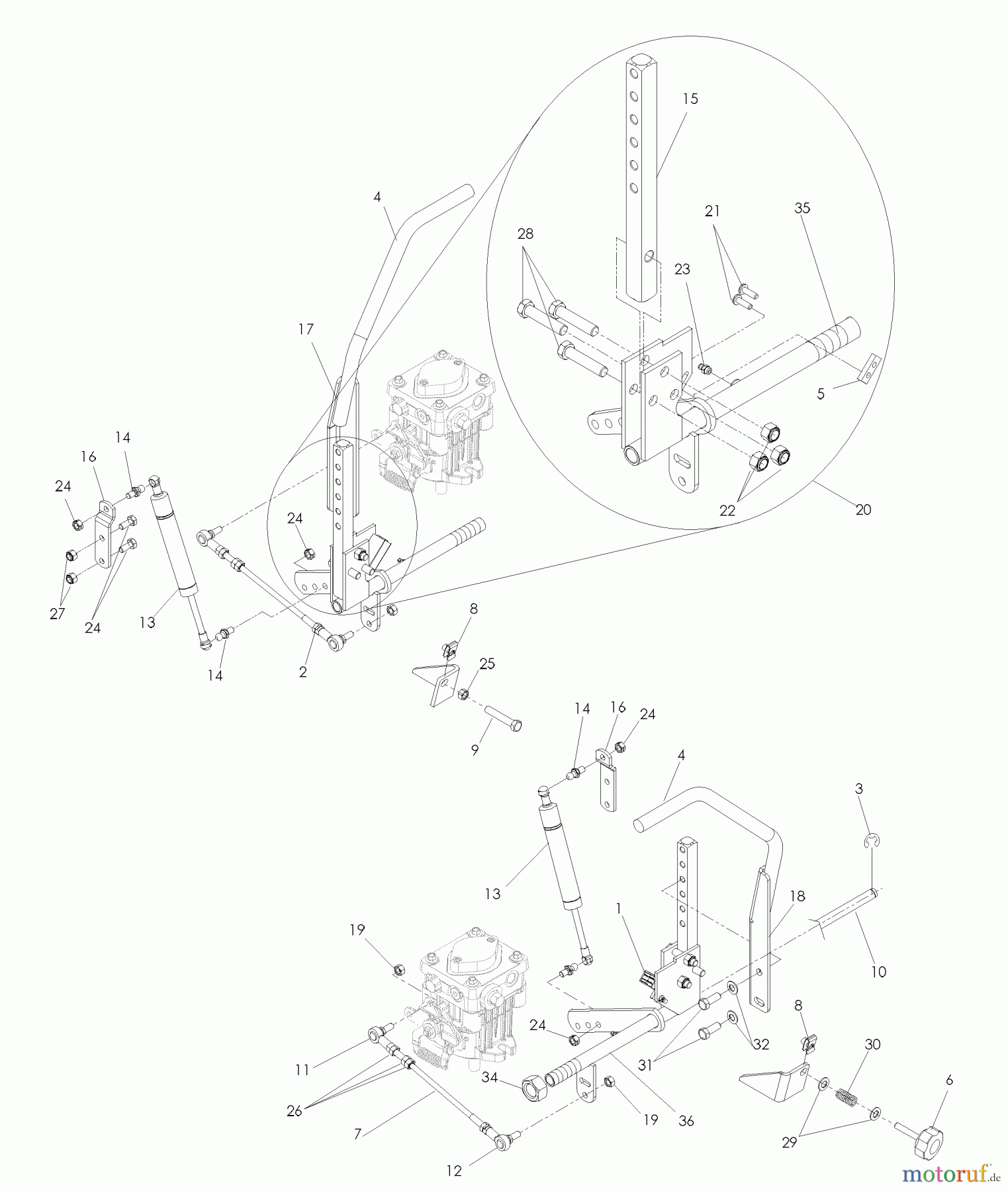 Husqvarna Nullwendekreismäher, Zero-Turn iZ 4217 (968999703) - Husqvarna Zero-Turn Mower (2007-09 to 2008-11) Steering