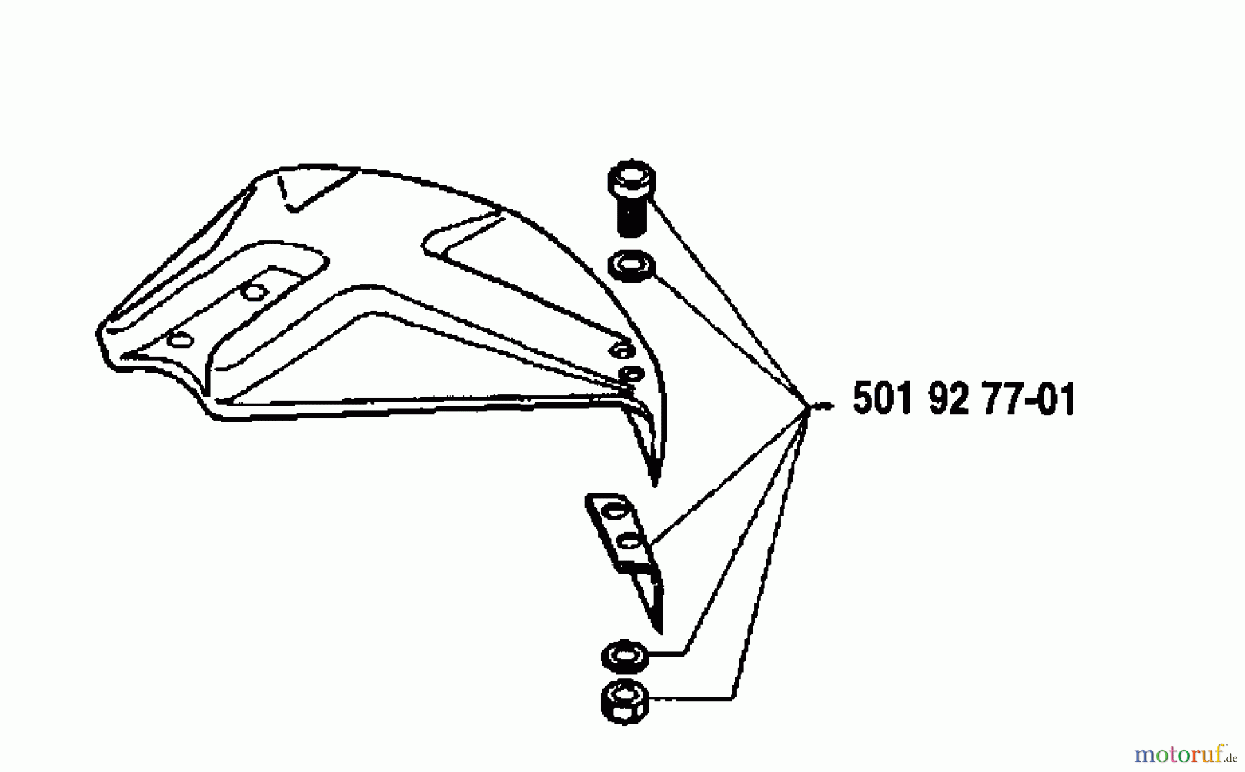 Husqvarna Zubehör Husqvarna Clearing Saw Accessories (1990-01 & After) Guard Plate Assembly