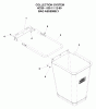 Husqvarna iZ 4217 TSKAA (968999254) - Zero-Turn Mower (2006-08 to 2007-03) Ersatzteile Accessories (HCS9 Collection System - Bag Assembly)