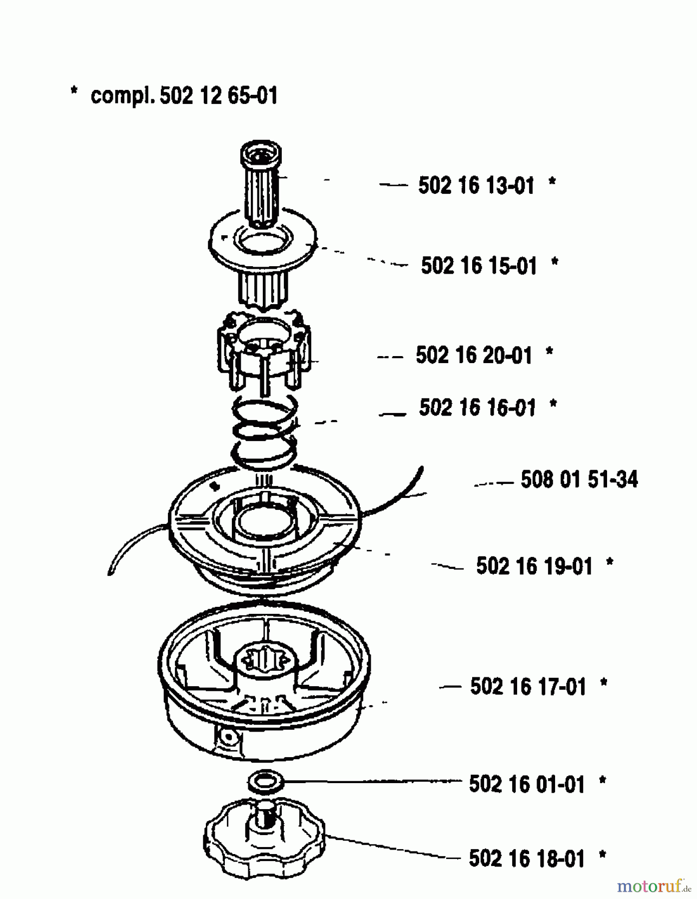 Husqvarna Zubehör Husqvarna Clearing Saw Accessories (1990-01 & After) Nylon Cordheads (Trimmy Hit II)