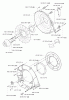Husqvarna 356 BT - Backpack Blower (2004-10 & After) Ersatzteile Inner Housing/Fan