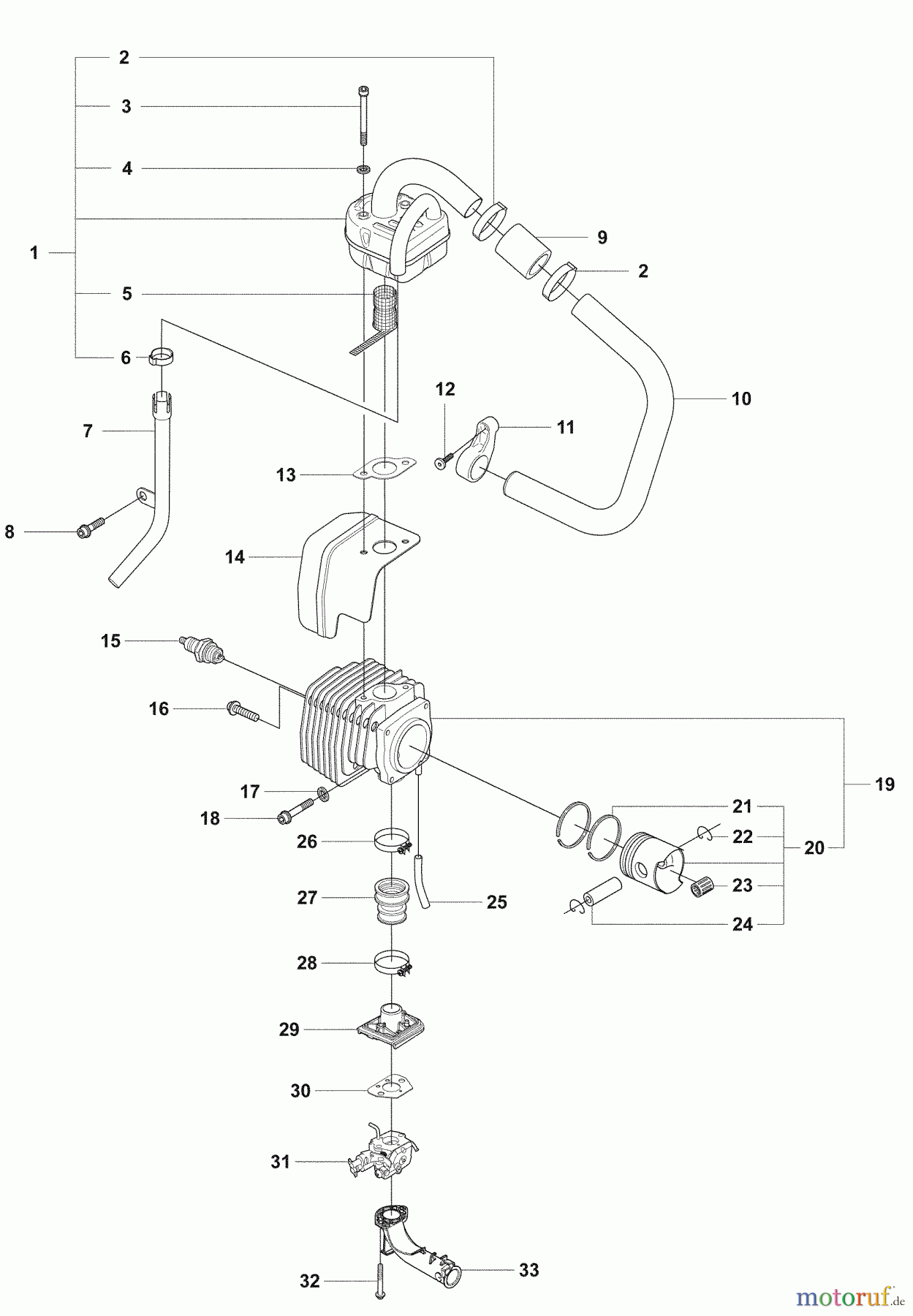 Husqvarna Bläser / Sauger / Häcksler / Mulchgeräte 356 BF X-Series - Husqvarna Backpack Blower (2009-07 & After) Muffler, Cylinder, Piston and Carburetor, Intake