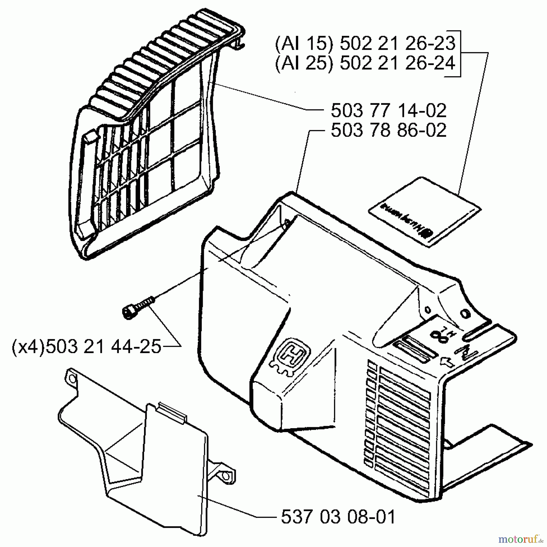 Husqvarna Bohrer / Erdbohrer 225 AI 15 - Husqvarna Ice Auger (2008-04 & After) Cover