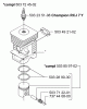 Husqvarna 225 E - Handheld Edger (2000-10 & After) Ersatzteile Piston/Cylinder