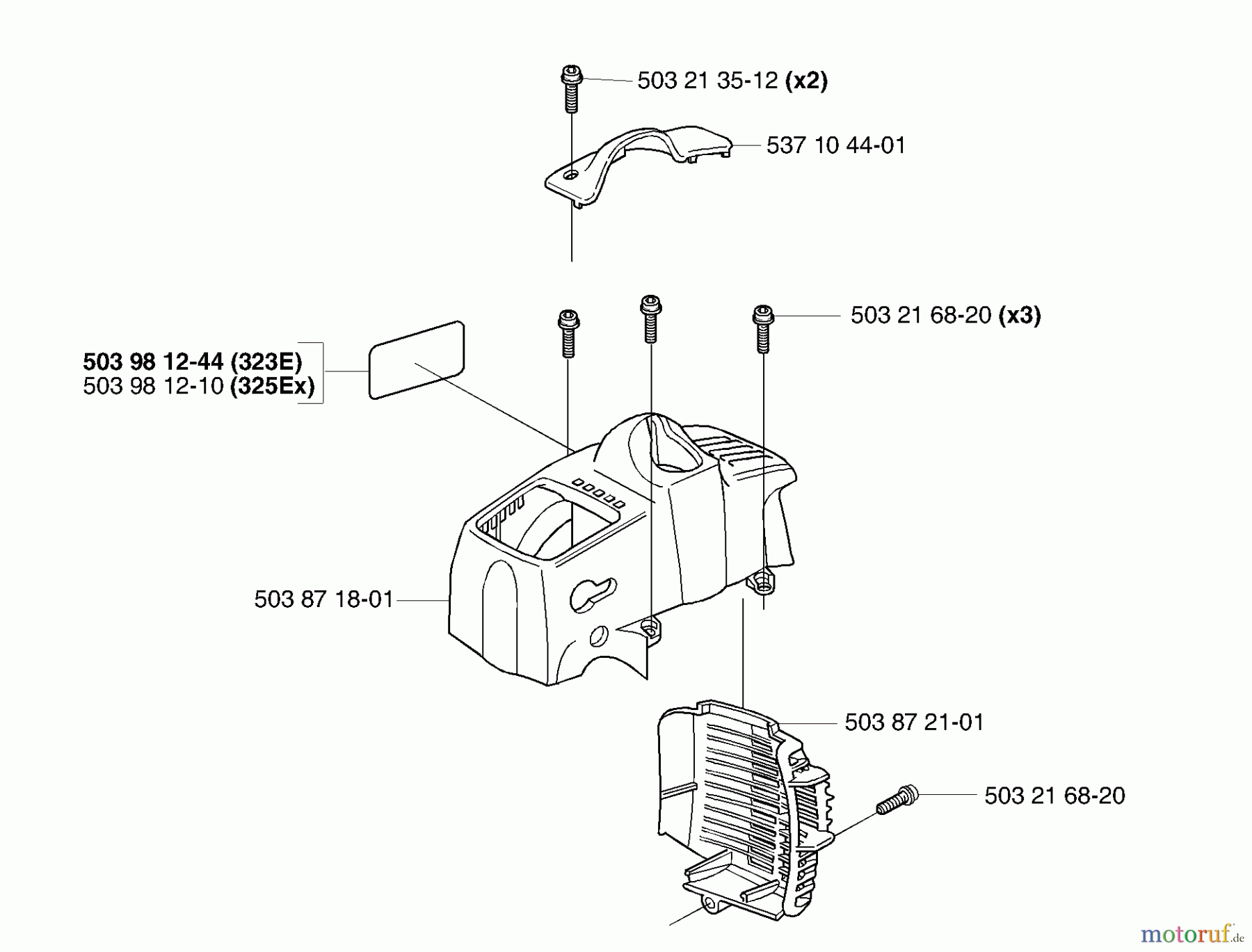 Husqvarna Zubehör Husqvarna Handheld Edger Attachment for 325 EX (2006-04 & After) Covers