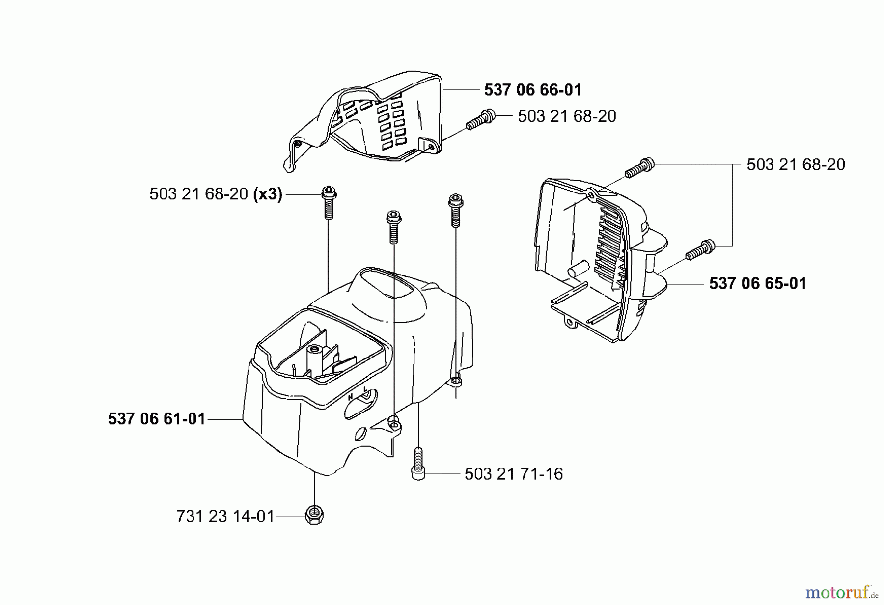 Husqvarna Kantenschneider 325 EX - Husqvarna Handheld Edger (E-TECH 2) (2001-01 & After) Covers