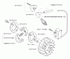 Husqvarna 325 EX - Handheld Edger (E-TECH 2) (2001-01 & After) Ersatzteile Ignition/Flywheel/Clutch