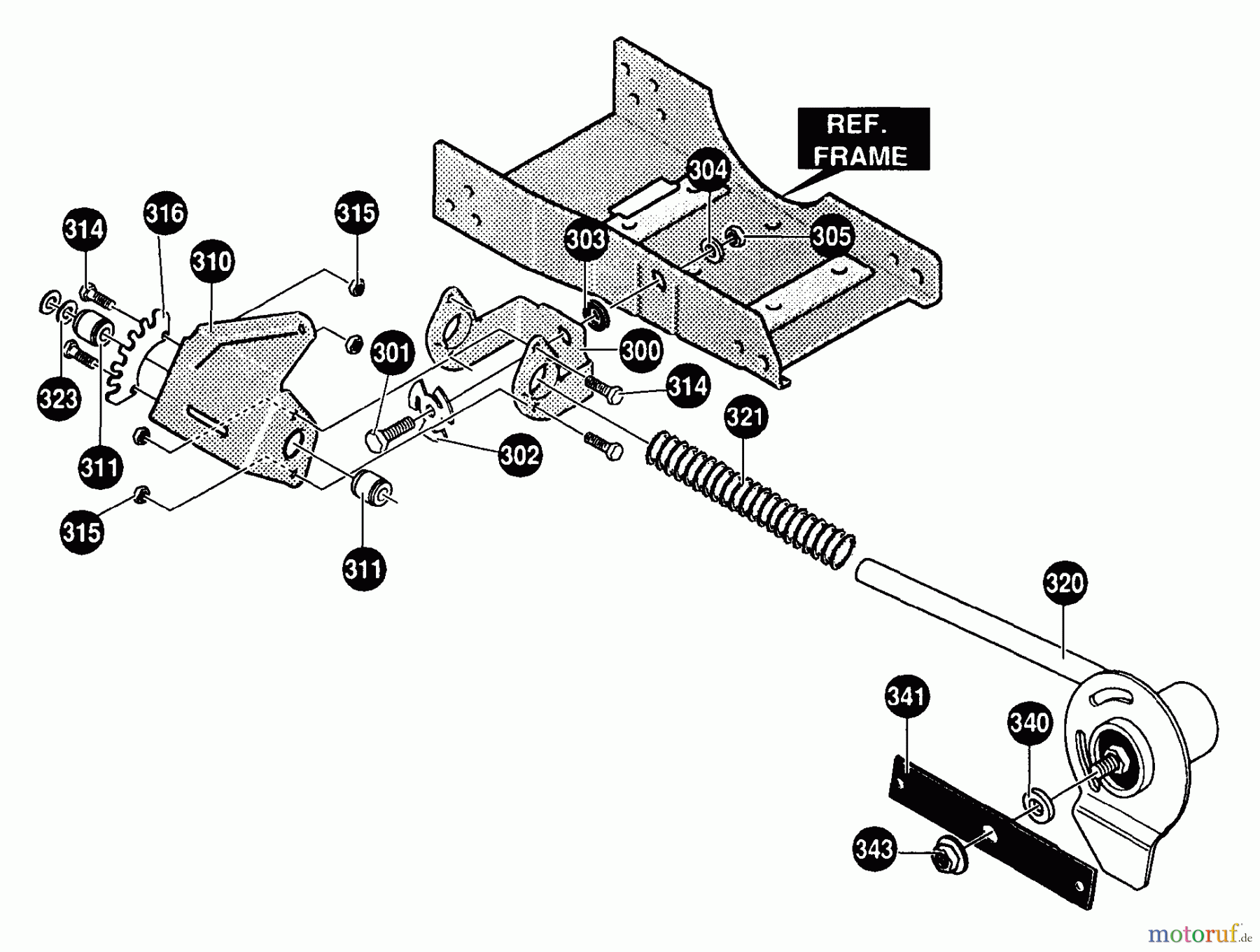 Husqvarna Kantenschneider LE 309 - Husqvarna Walk-Behind Edger (1996-01 & After) Blade Component Assembly