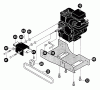 Husqvarna LE 309 - Walk-Behind Edger (1996-01 & After) Ersatzteile Engine Assembly