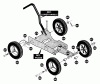 Husqvarna LE 309 - Walk-Behind Edger (1996-01 & After) Ersatzteile Tires W/Scraper Assembly