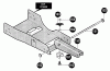 Husqvarna LE 309 - Walk-Behind Edger (1996-01 & After) Ersatzteile Wheel Bracket Channel Assembly