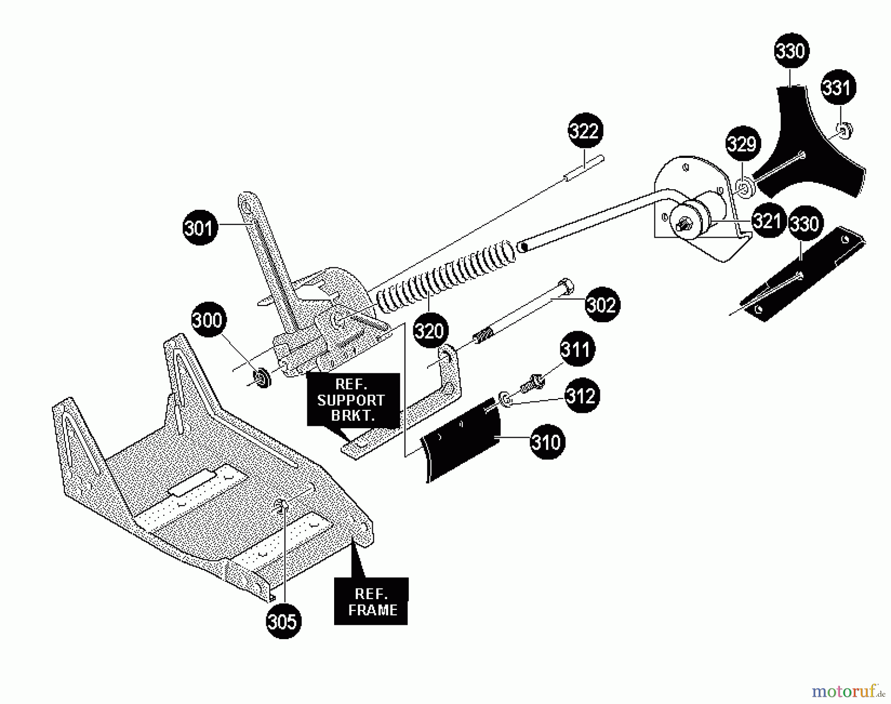 Husqvarna Kantenschneider LE 359 - Husqvarna Walk-Behind Edger (1996-11 to 1998-01) Blade Assy.