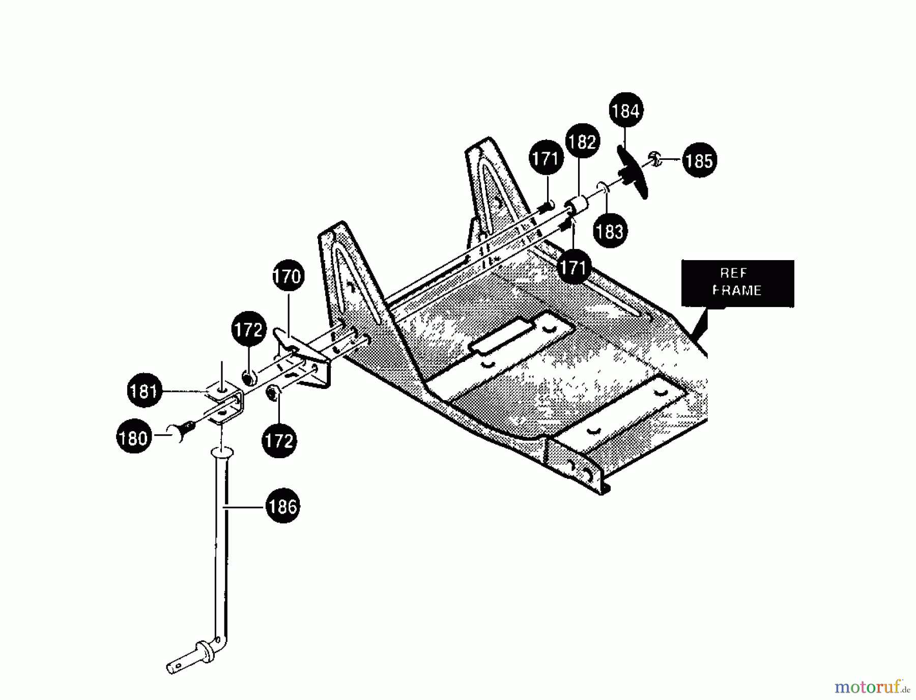 Husqvarna Kantenschneider LE 389 - Husqvarna Walk-Behind Edger (1996-11 to 2002-12) Curb Hopper Assembly
