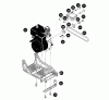 Husqvarna LE 389 - Walk-Behind Edger (1996-11 to 2002-12) Ersatzteile Engine Assembly