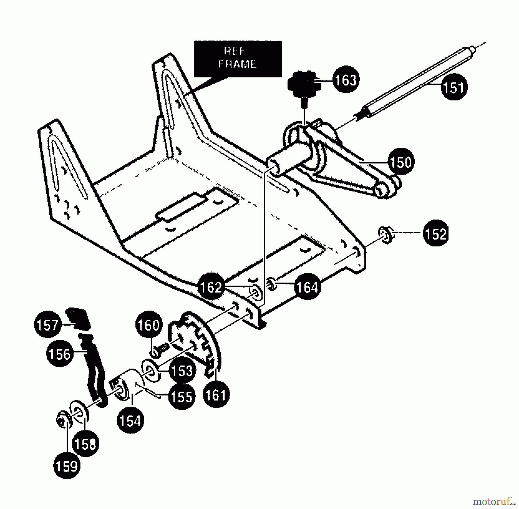 Husqvarna Kantenschneider LE 389 - Husqvarna Walk-Behind Edger (1996-11 to 2002-12) Front Wheel Bracket Assembly