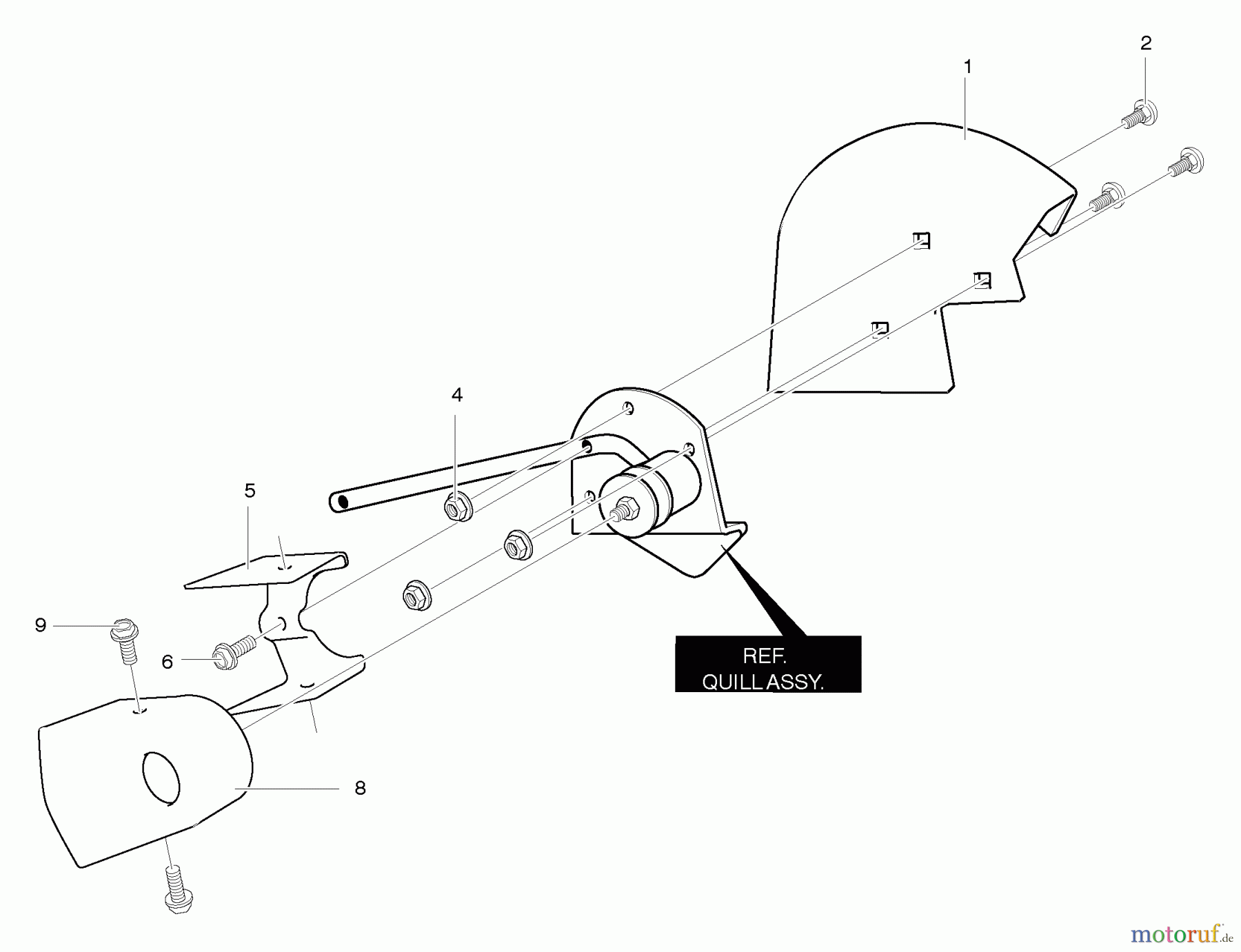 Husqvarna Kantenschneider LE 389 - Husqvarna Walk-Behind Edger (2006-04 & After) Blade Guard Assembly