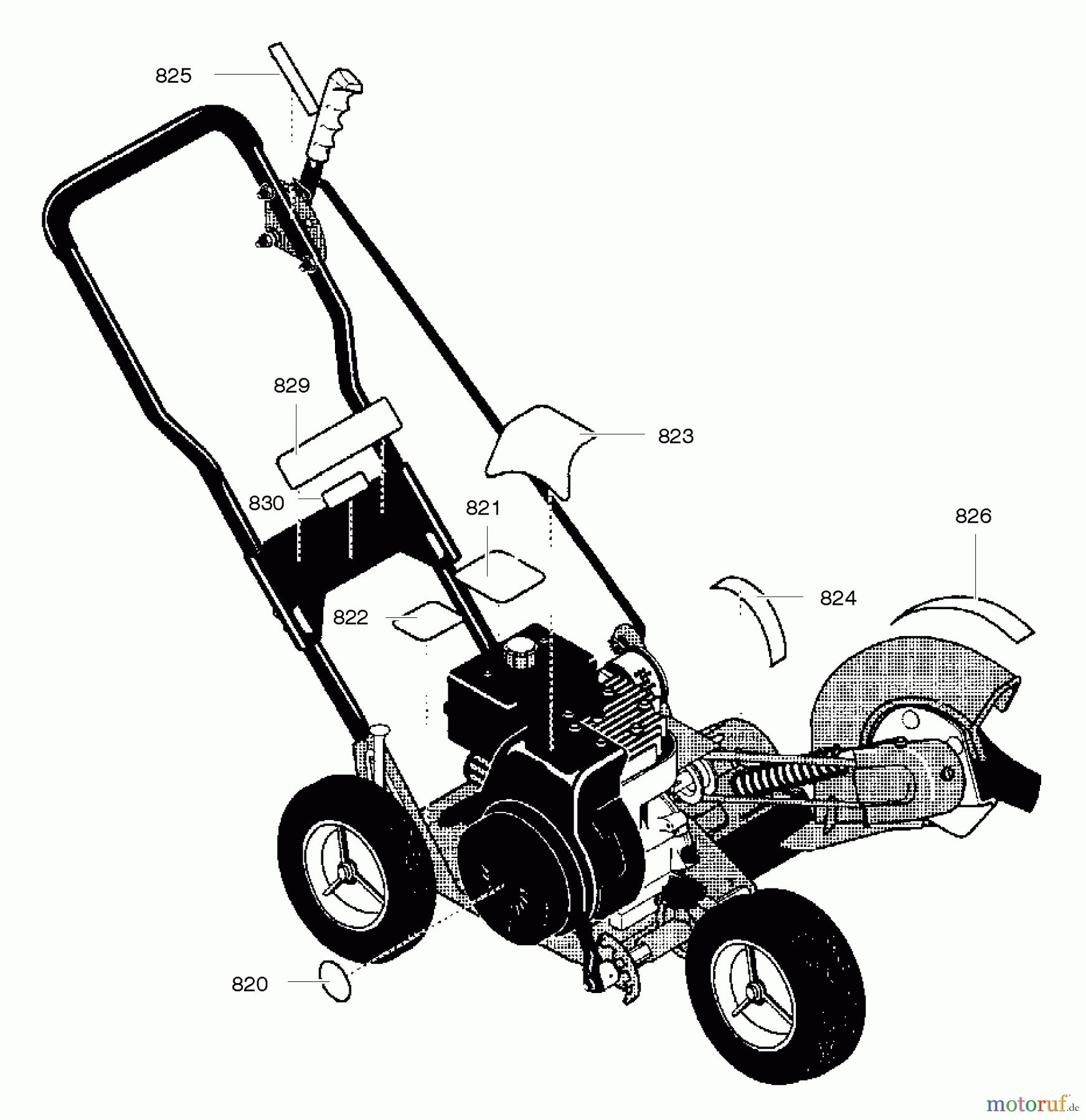 Husqvarna Kantenschneider LE 389 - Husqvarna Walk-Behind Edger (2006-04 & After) Decals