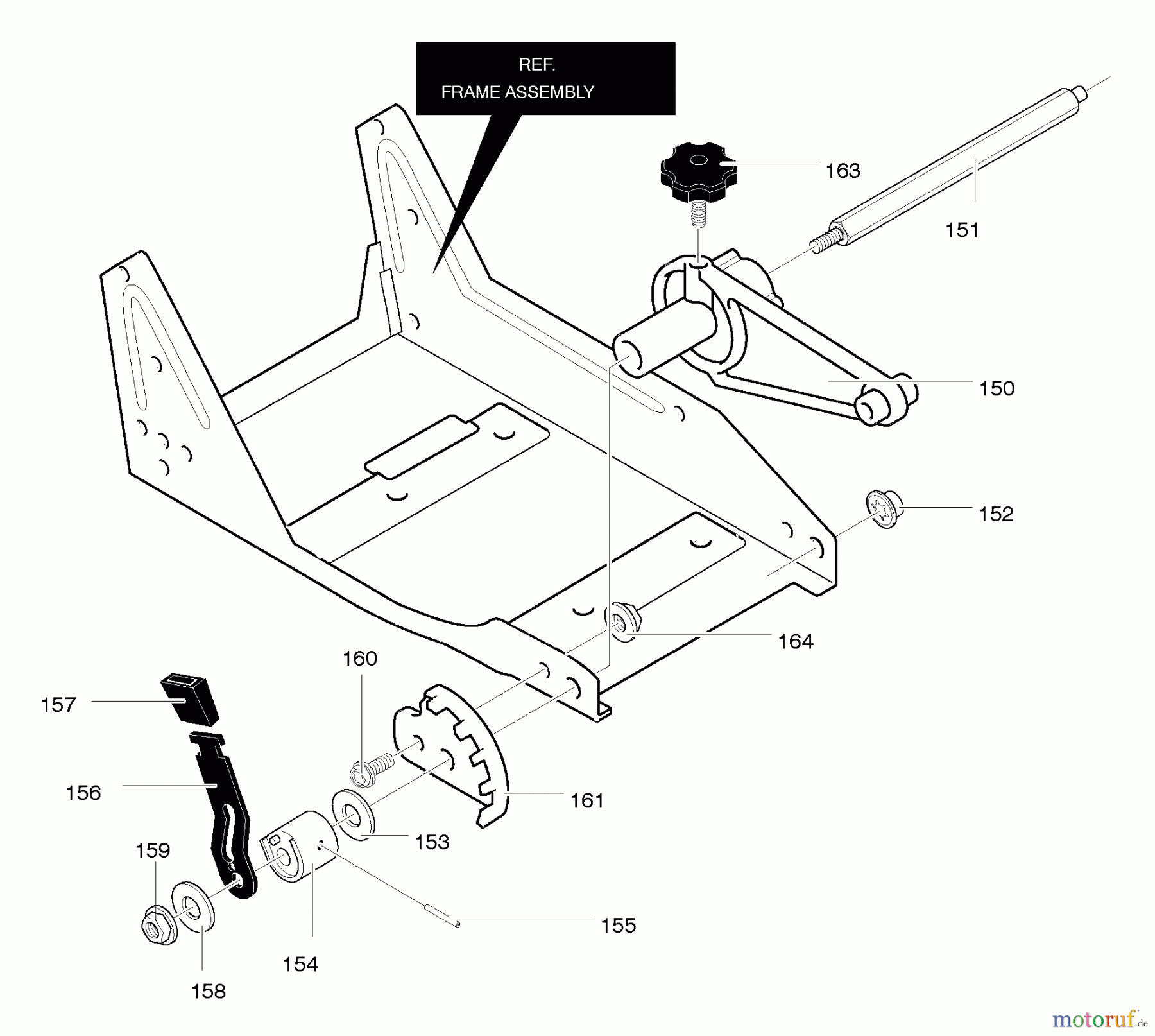 Husqvarna Kantenschneider LE 389 - Husqvarna Walk-Behind Edger (2006-04 & After) Wheel Bracket Assembly
