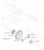 Husqvarna K 46 - Tuff Torq Transmission (2002-06 & After) Ersatzteile Differential (Upper)
