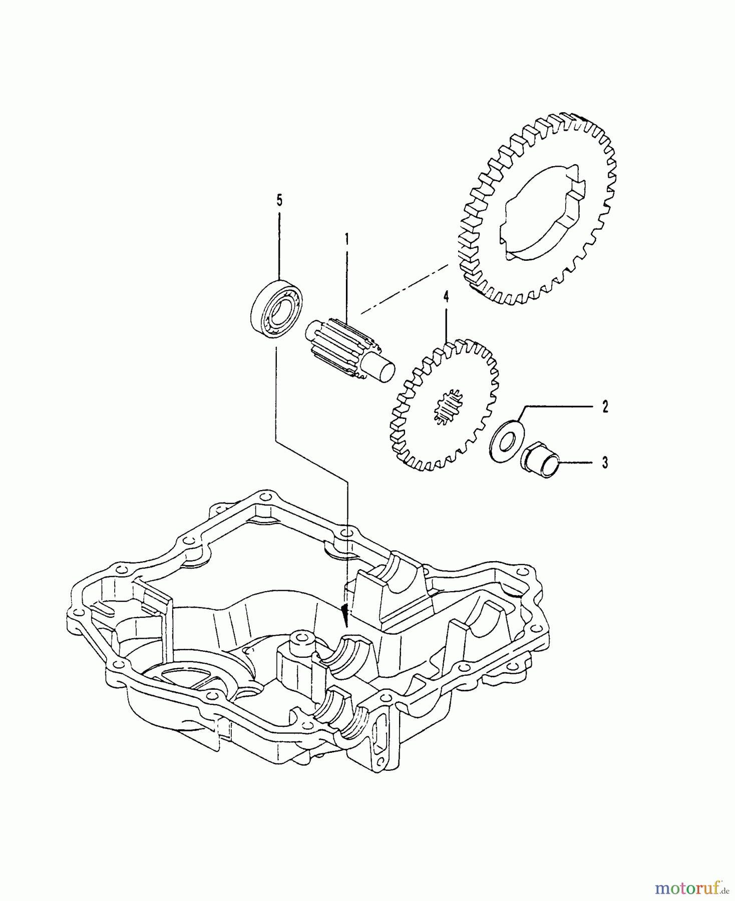 Husqvarna Motoren K 61 - Tuff Torq Transmission Final Pinion Assy