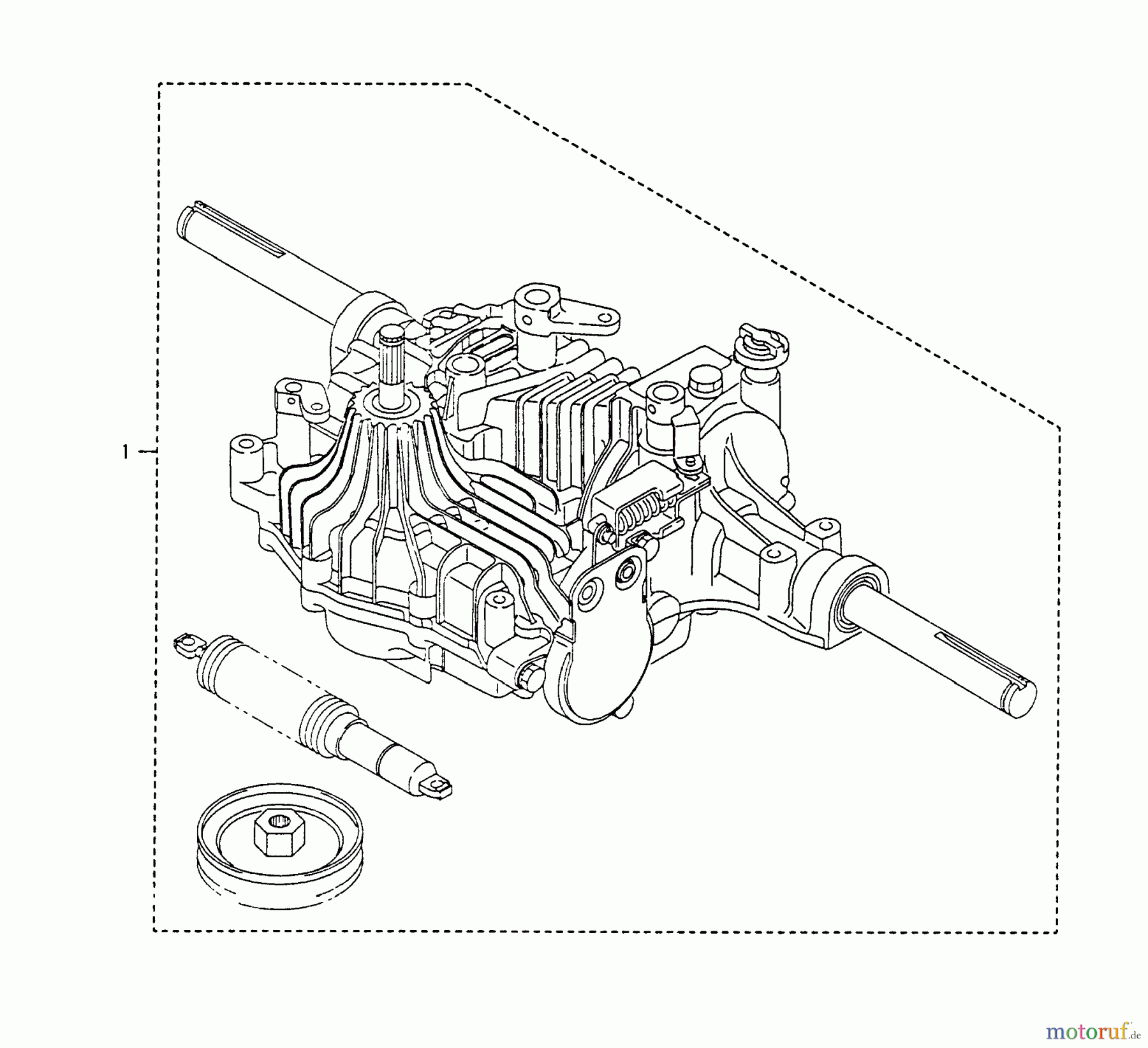  Husqvarna Motoren K 61 - Tuff Torq Transmission Transaxle Kit Assy