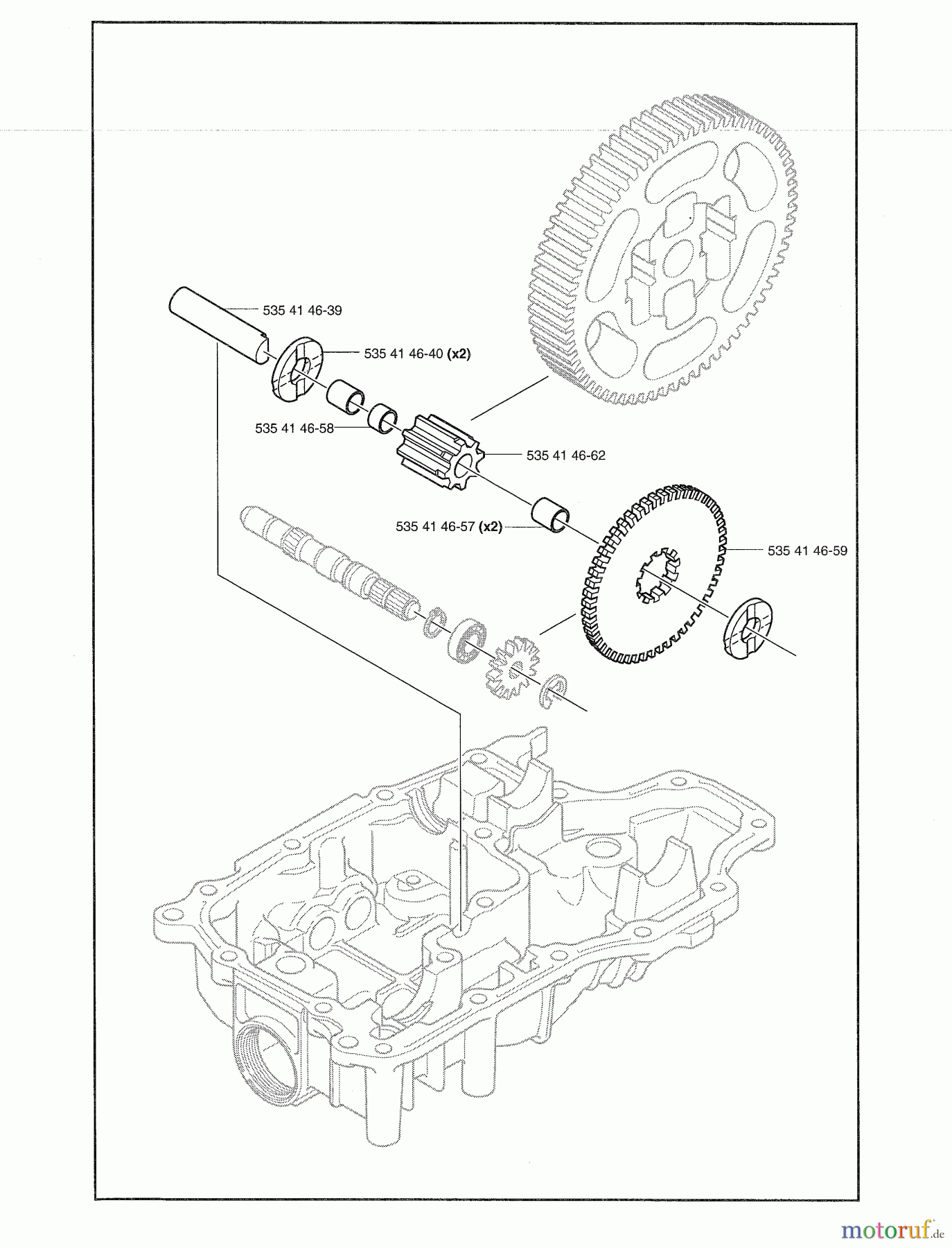 Husqvarna Motoren K 66M - Tuff Torq Transmission (2004-01 & After) Model K66M-K