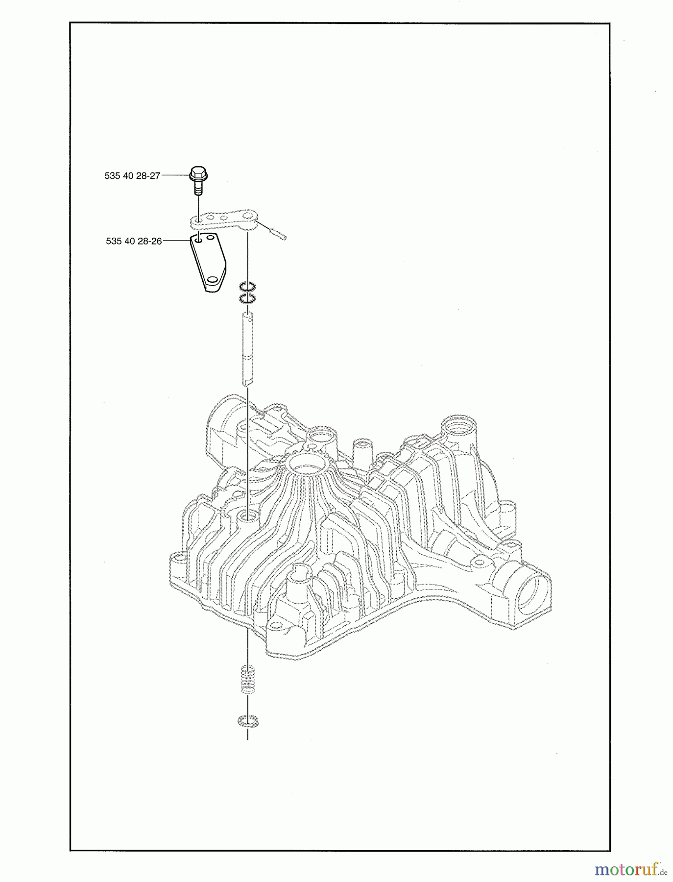 Husqvarna Motoren K 66M - Tuff Torq Transmission (2004-01 & After) Model K66M-Q