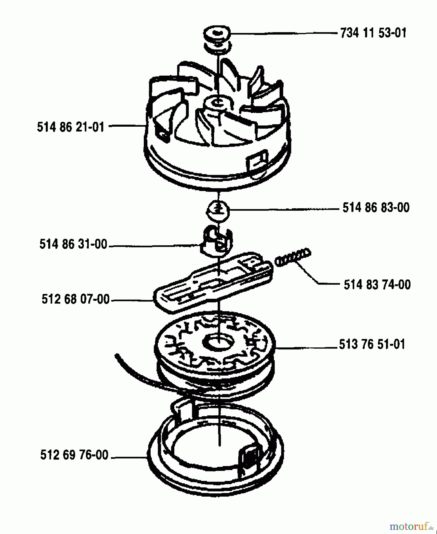 Husqvarna Zubehör Husqvarna Trimmer Heads (1994-06 & After) Duo Trimmer Assembly