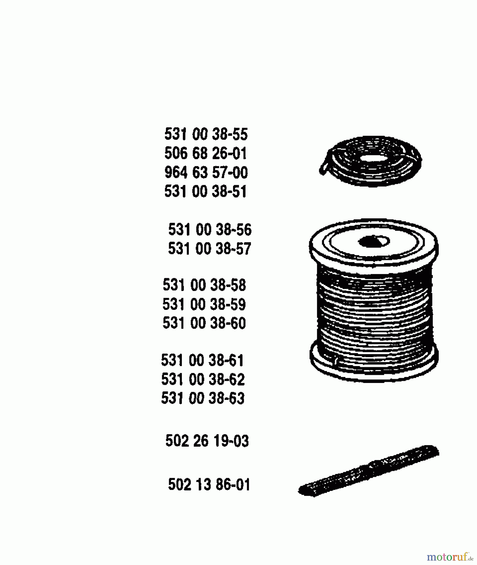 Husqvarna Zubehör Husqvarna Trimmer Heads (1994-06 & After) Trimmy Cord